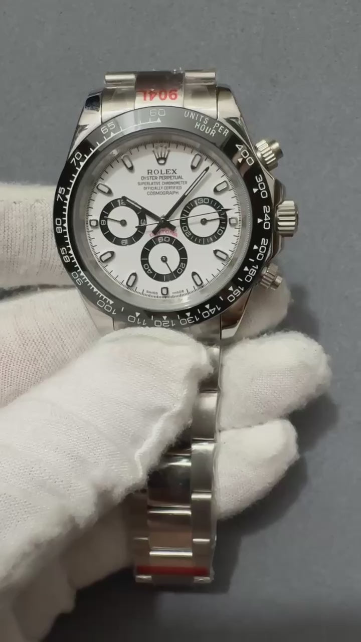 Superclone Rolex Daytona “Panda” White Dial 116500LN