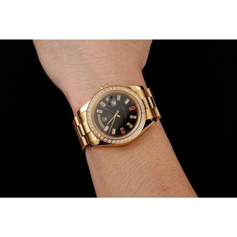 Superclone Rolex Day-Date Black Dial 1454101 36 mm