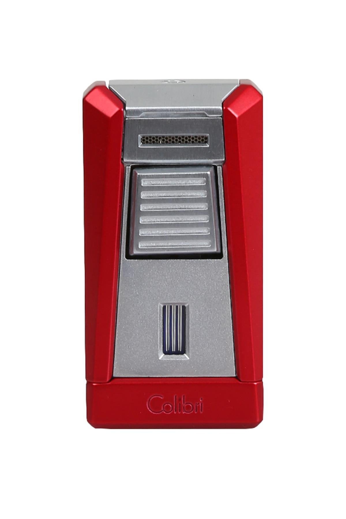 Colibri Stealth Tek Torch Pürmüz 1 Kırmızı-Gümüş Puro Çakmağı