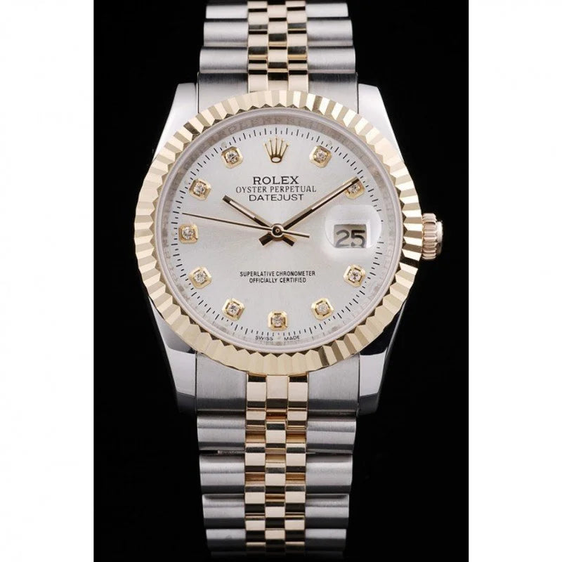 Superclone Rolex Datejust White Dial SRL10 36 mm